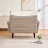 KTMBDW Modern Small Loveseat Sofa Couch for Living Room, 47.6" W with Armrest Pillows and Storage Pockets for Small Space, Apartment, Bedroom, Office - 4 of 4