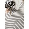 Nuloom Plymouth Zigzag Stripes Indoor Area Rug, 7' 10" x 11' 2", Gray - 3 of 3