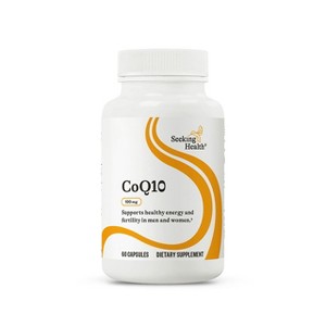 Seeking Health Optimal CoQ10, 100 mg Coenzyme Q10 Supplement, Antioxidant, Supports Energy Production and Heart Health, Vegetarian(60 Capsules) - 1 of 4
