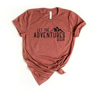 Simply Sage Market Women's Let The Adventure Begin Short Sleeve Graphic Tee