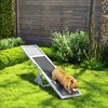 PawHut Wooden Dog Agility Seesaw for Training and Exercise, Platform Equipment Run Game Toy Weather Resistant Pet Supplies - 2 of 4