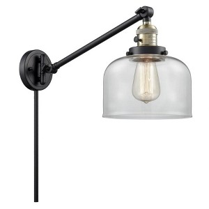 Bell - 1 Light Swing Arm Wall Sconce In Industrial Style-25 Inches Tall and 8 Inches Wide - 1 of 1
