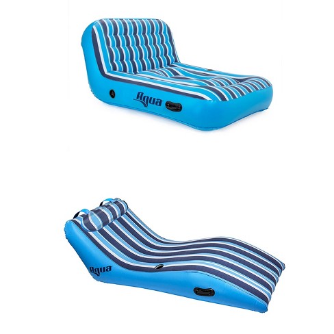 Pool Pillow Comfort Mules - Luxury Blue