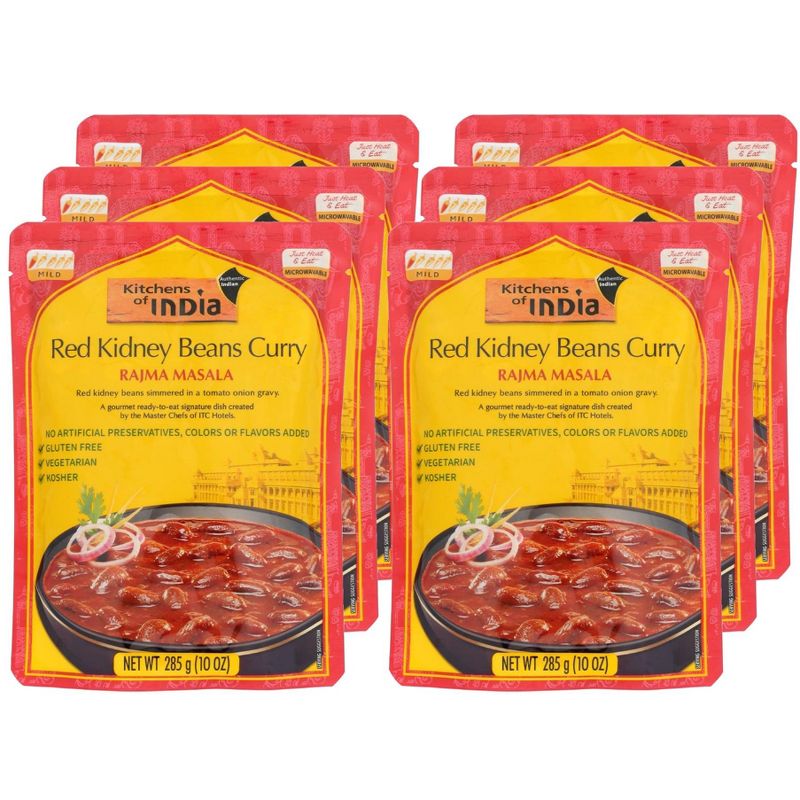 Kitchens of India Rajma Masala Red Kidney Beans Curry - Case of 6/10 oz, 1 of 8