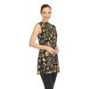 White Mark Women's Floral Sleeveless Tunic Top - White Mark - 2 of 4
