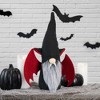 Northlight 17" Black and Red Halloween Boy Gnome with Bat Wings - 2 of 4