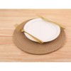 REGALWOVEN Farmhouse Kitchen Decor Indoor Outdoor Cotton Rope Dining Table Placemats 4 Pcs - 3 of 4