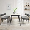 Dining Chairs Set of 2, Upholstered Dining Room Chairs with Metal Legs, Dining Chairs for Kitchen,  Dining Room - 2 of 4