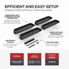 YAKIMA Truck Bed Track HD Kit for OverHaul HD and OutPost HD, 500 Pound On-road Capacity and 300 Pound Off-Road Capacity, (Set of 2), Black - 2 of 4
