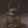 Transpac Metal Light Up Pumpkin Lantern Candle Holder for Halloween Battery Operated Indoor Tabletop Decoration - 2 of 2