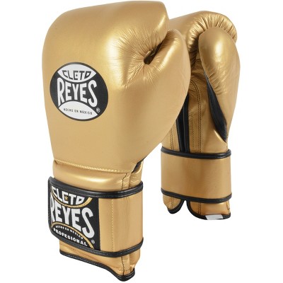 gold boxing gloves