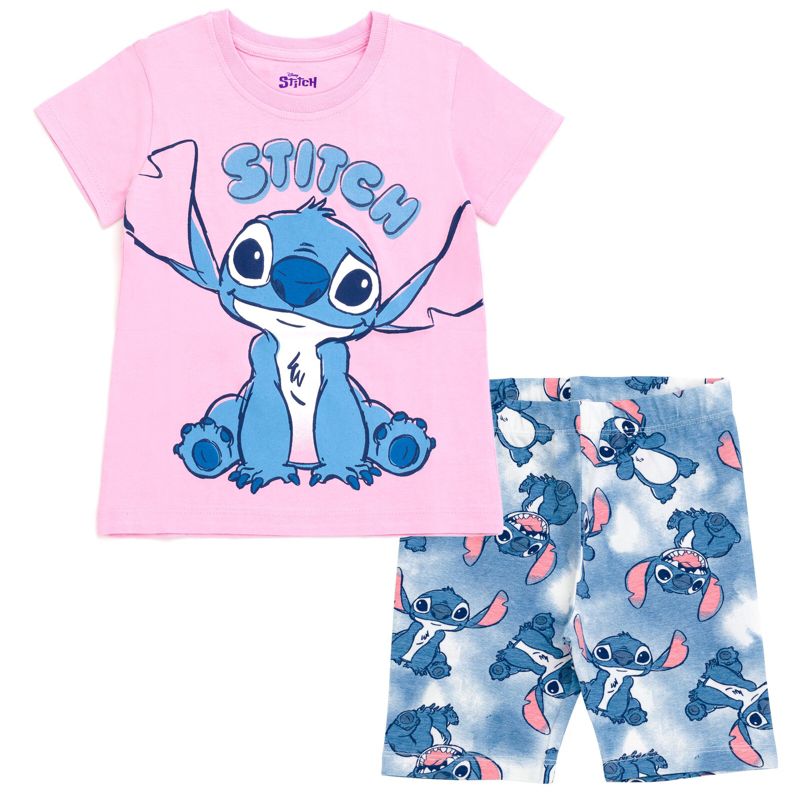 Disney Moana Winnie the Pooh Lion King Pixar Toy Story Lilo & Stitch T-Shirt & Shorts Outfit Set Little Kid to Big Kid, 1 of 7