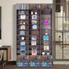 VEVOR Media Storage Cabinet, Adjustable DVD Cabinet, CD Storage Holds up to 1080 CDs, Protects & Organizes Music, Movie, Video Games - 2 of 4