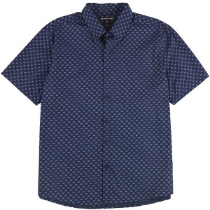 Michael Kors Mens Monogram Button Up Shirt - 1 of 2