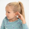 Girls' Sparkle Star Screw Back Sterling Silver Earrings - In Season Jewelry - 2 of 4