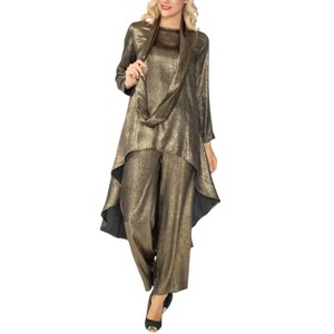 Women's Hi/Low Boatneck Top - IC Collection - 1 of 2