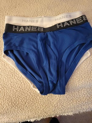 Hanes Premium Men's Briefs With Total Support Pouch 3pk - Gray/blue/black S  : Target