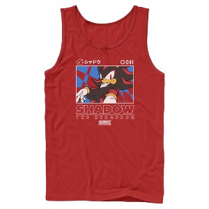 Mens Sonic the Hedgehog Shadow Portrait Tank Top - 1 of 4