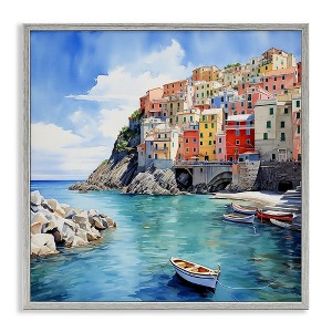 Stupell Industries Cinque Terre Port, 24" x 24" - 1 of 4
