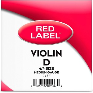 Super Sensitive Red Label Series Violin D String 4/4 Size, Medium - 1 of 1