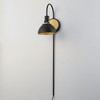 Maxim Lighting Dawn 1 - Light Wall Light in  Antique Brass/Black - 3 of 4