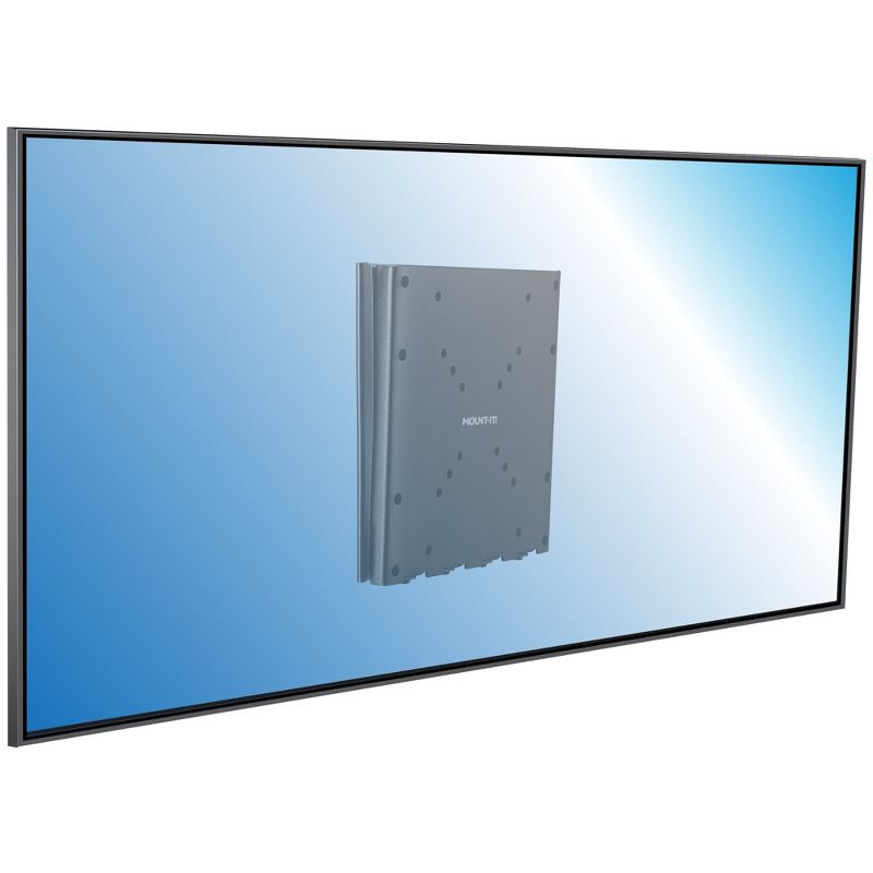 Mount-It! Low-Profile Fixed TV Wall Mount w/ Removable Plate | Flush Wall Mounting Bracket Fits 23" - 42" Screens Up To VESA 200x200 mm, 66 Lbs. Cap., 3 of 10