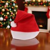 Unique Bargains Christmas Hat Polyester Red 11.02"x15.75" 1 Pc - 2 of 4
