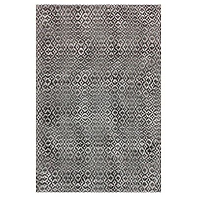 5'x8' Cotton Hand Loomed Lorretta Area Rug Black - nuLOOM