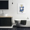 Stupell Industries Blue Pop Splash Glam Fragrance Bottle Canvas Wall Art - 2 of 4