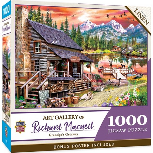 MasterPieces 1000 Piece Puzzle - Fishing the Highlands - 19.25 x26