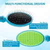 BOSHEL 2-in-1 Dog Hair Brush & Remover – Grooming Brush with Safe Round Pins on Soft Cushion and Rubber Pet Hair Remover for Easy Clean-Up - 2 of 4