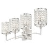 Livex Lighting Grammercy 4 - Light Vanity in  Brushed Nickel - 3 of 4