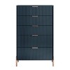 Festivo 5pc Modern Elegance Bedremm Chest and 2 Dressers and 3 Drawer Nightstands Set - 3 of 4
