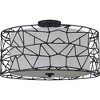 Quoizel Lighting Newcastle 4 - Light Semi-Flush Mount in  Matte Black - 2 of 4