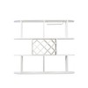 Homy Casa Large Wall-Mounted 3-Tier Wine Rack with Bottle Storage and Display Shelves - 4 of 4