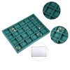 Unique Bargains 24 Grid Jewelry Tray Stackable Tray Showcase for Rings Earrings Necklace Bracelet Pendants 1 Pc - image 3 of 4