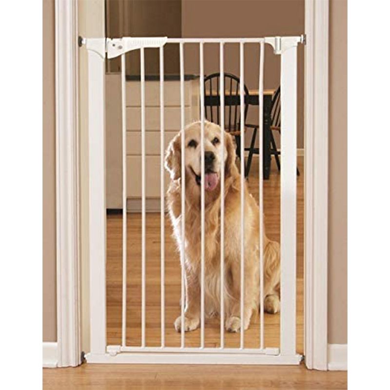 Command Pet Products PG5142 Heavy Duty Steel Pressure Gate for Restricting Pet Access to Hallways, Staircases, & Room Entrances, 42 x 32 Inches, White, 3 of 5