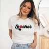 Simply Sage Market Women's Teacher Bold Apple Short Sleeve Graphic Tee - 2 of 4