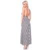 Women's Backless Striped Maxi Dress - White Mark - image 3 of 3