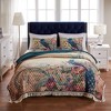 Barefoot Bungalow Eden Peacock Printed Pillowcase Soft Bed Pillows for Sleeping Sham, King 20x36-inch, Ecru - 4 of 4