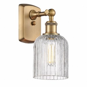 Bridal Veil - 1 Light Wall Sconce In Art Deco Style-10 Inches Tall and 5 Inches Wide - 1 of 1