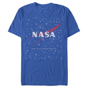Men's NASA Circle Distressed Space Logo T-Shirt - 1 of 4