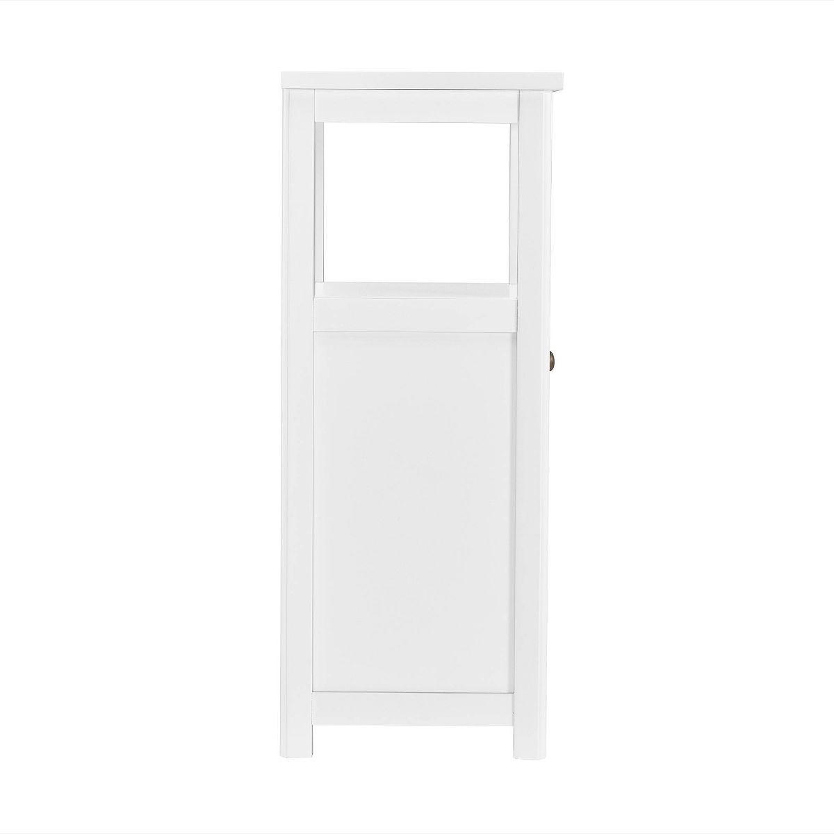 17"x29" Derby Deluxe Floor Storage Cabinet White - Alaterre Furniture: Hardwood Frame, 2-Shelf Bath Organizer - thumbnail 6