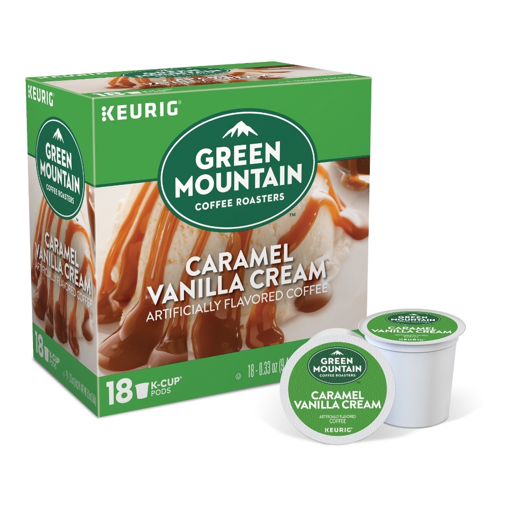 UPC 099555007503 product image for Green Mountain Coffee Caramel Vanilla Cream Flavored Medium Roast Coffee - Keuri | upcitemdb.com