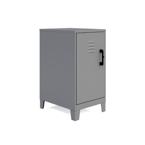 School Locker Adjustable Organizer Shelf Plastic - U Brands Grey