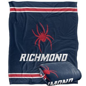 University Of Richmond Primary Logo Stripes Silky 50x60 Blanket, 1 Sided - 1 of 4