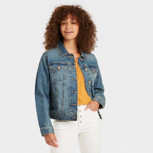 target denim jacket black