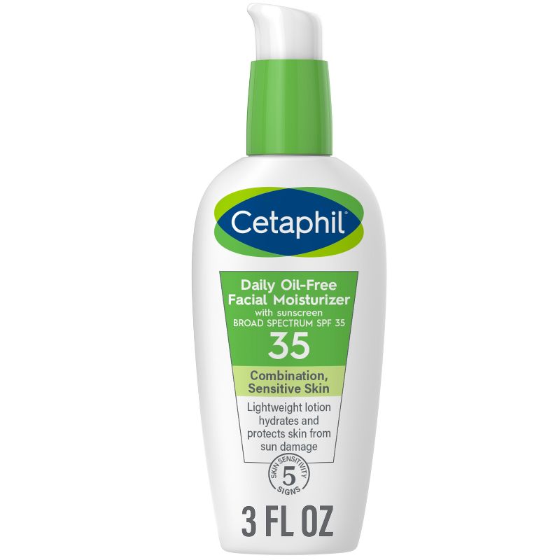 Cetaphil Daily Facial Moisturizer with Sunscreen - SPF 35 - 3oz, 1 of 11