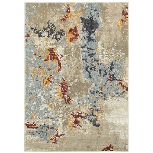 Oriental Weavers Evolution 8043K Beige/ Blue Indoor Area Rug - 5'3" x 7'3" - 1 of 4