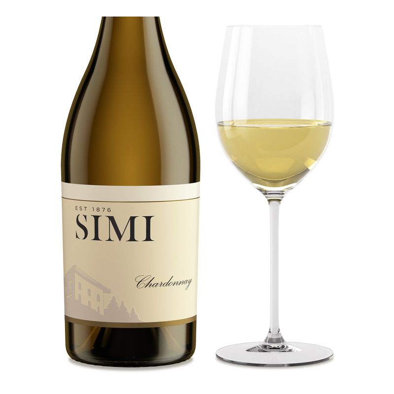 SIMI Chardonnay White Wine - 750ml Bottle, 1 of 15